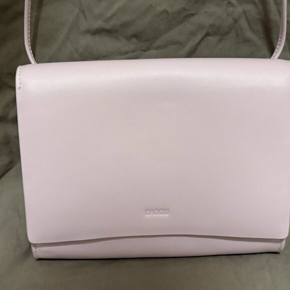 Lavender Baggu Leather Crossbody Bag - Picture 3 of 6